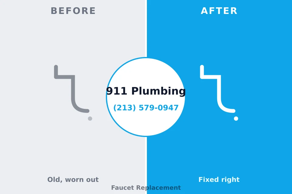 Before and after: plumbing repair Lawrenceburg, IN